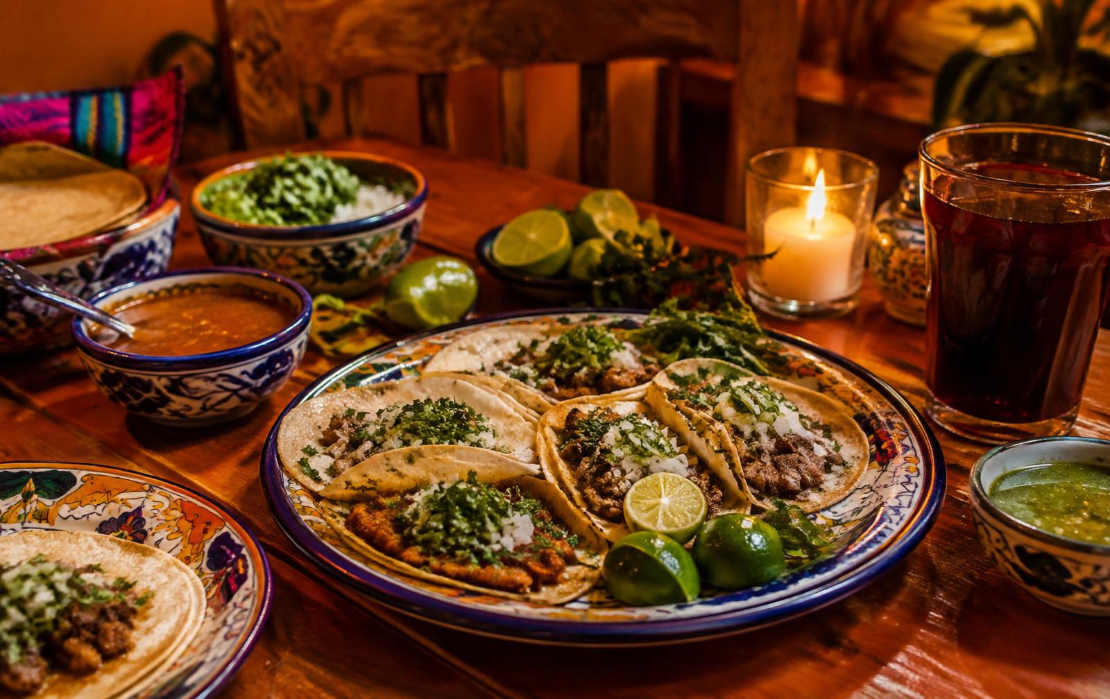 Authentic tacos at Tijuana Falls